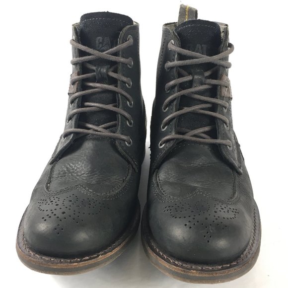 Caterpillar Leather Lace Boots Men Size 8